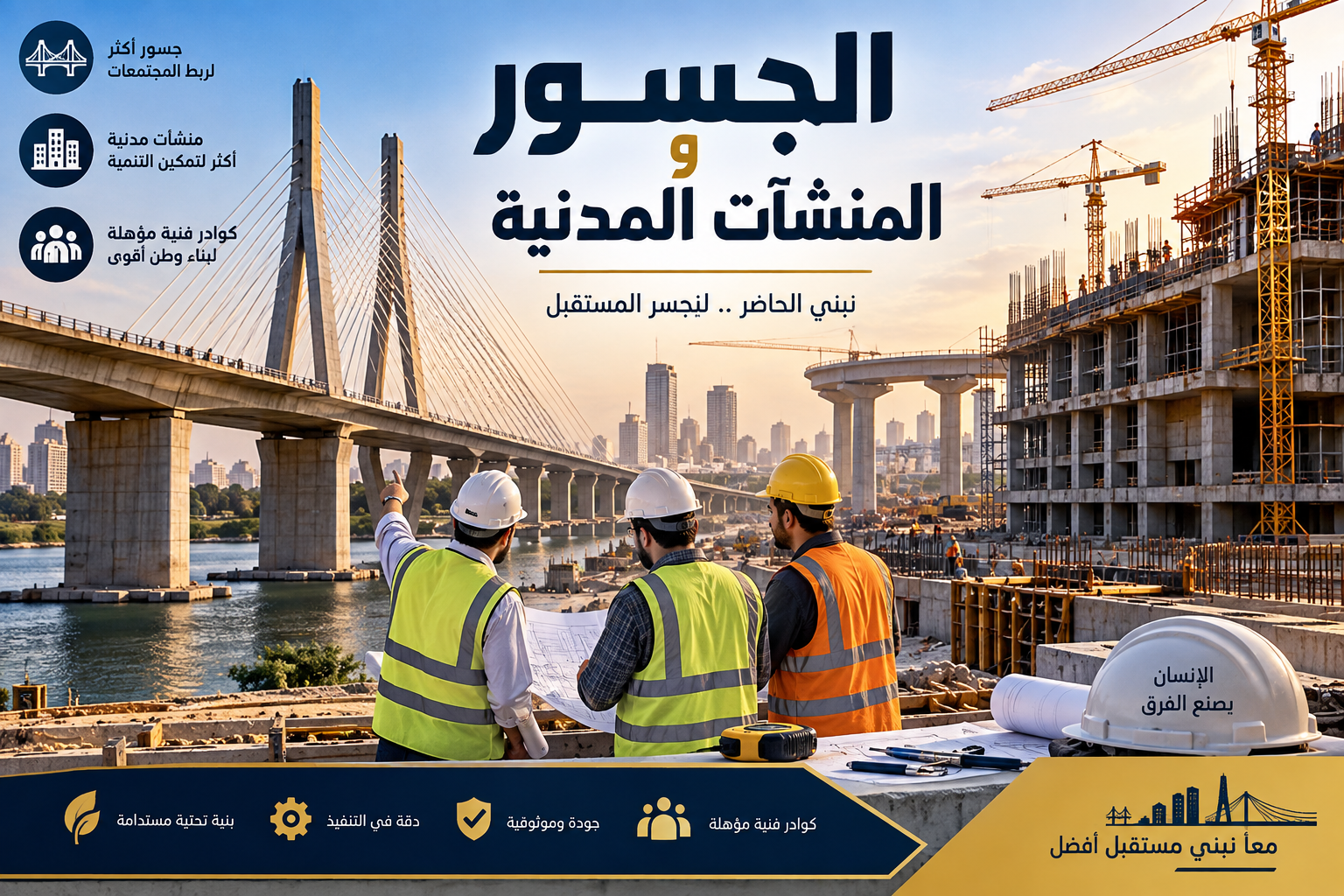 الجسور والمنشآت المدنية