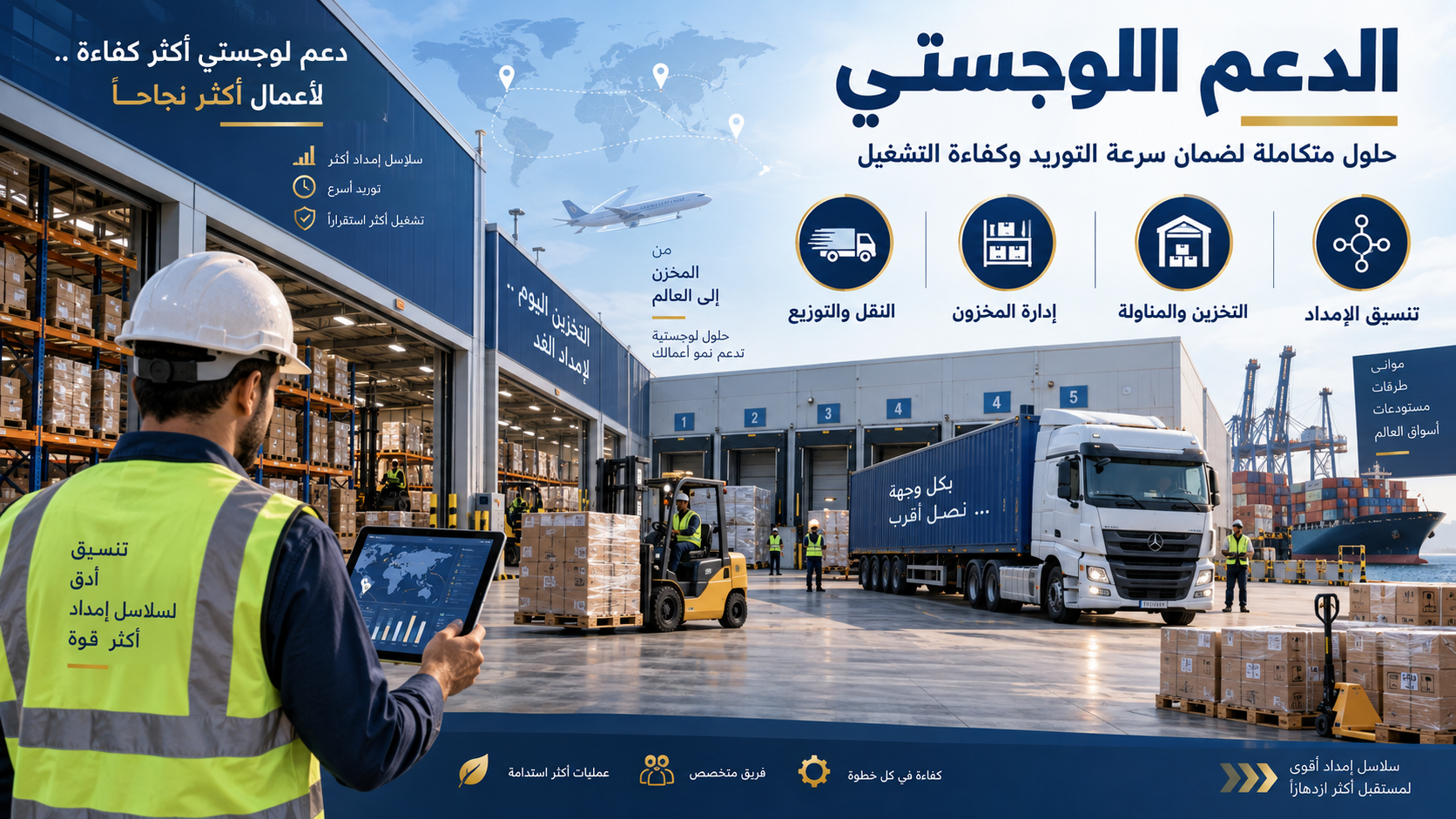 الدعم اللوجستي